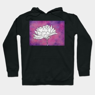 Galaxy Dahlia Watercolor Hoodie